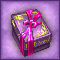 Фиолетовый подарок с сюрпризом
